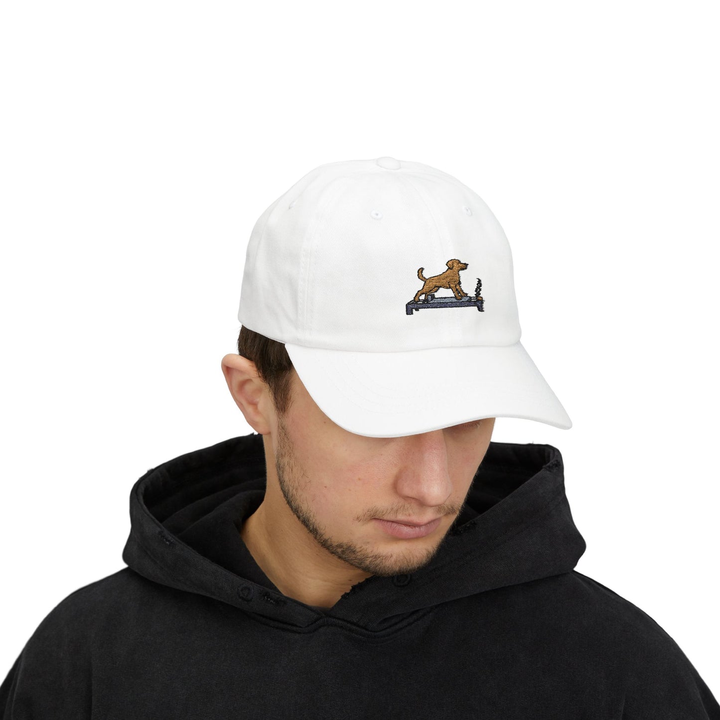 Embroidered Dog  Cap